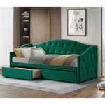 Casa si Gradina - Mobilier - Paturi si accesorii - Paturi - Pat cu spatiu de depozitare, 90x200, tesatura Velvet catifea, ZASKA - Infinity.ro