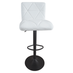 Casa si Gradina - Mobilier - Scaune si fotolii - Scaune - Scaun de bar, piele ecologica alb/negru, SELEST - Infinity.ro