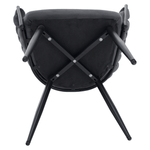 Casa si Gradina - Mobilier - Scaune si fotolii - Scaune - Scaun de bucatarie, gri inchis tesatura velvet/negru, BLER - Infinity.ro