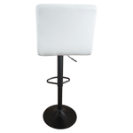 Casa si Gradina - Mobilier - Scaune si fotolii - Scaune - Scaun de bar, piele ecologica alb/negru, SELEST - Infinity.ro