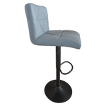 Casa si Gradina - Mobilier - Scaune si fotolii - Scaune - Scaun de bar, piele ecologica gri/negru, SELEST - Infinity.ro