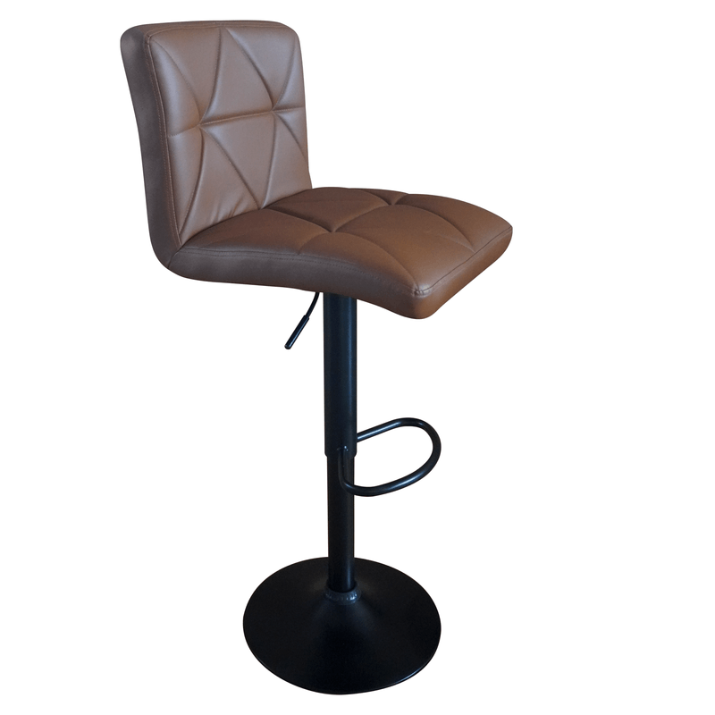 Casa si Gradina - Mobilier - Scaune si fotolii - Scaune - Scaun de bar, piele ecologica maro/negru, SELEST - Infinity.ro