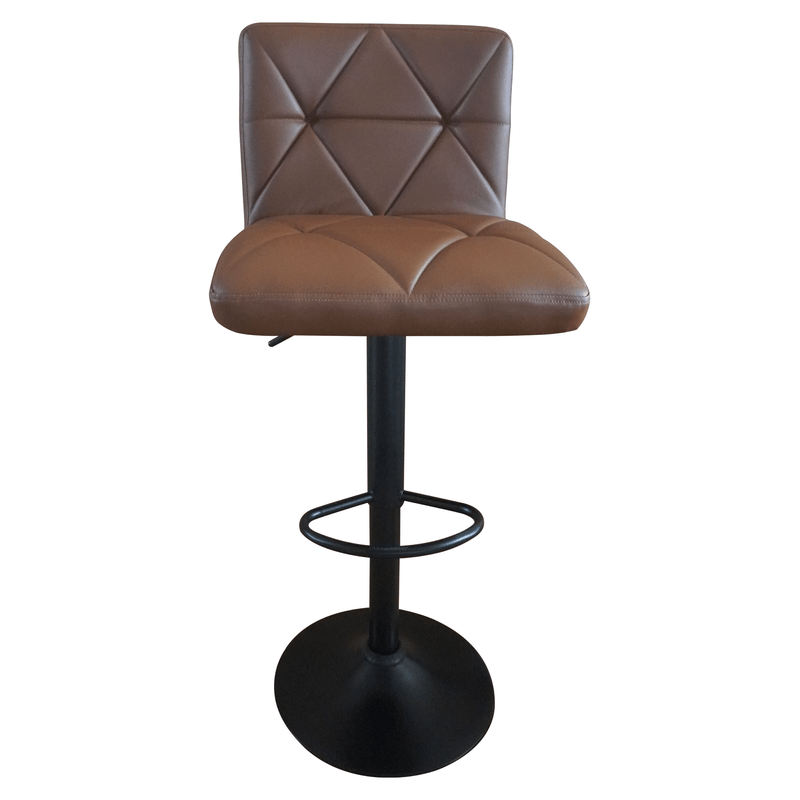 Casa si Gradina - Mobilier - Scaune si fotolii - Scaune - Scaun de bar, piele ecologica maro/negru, SELEST - Infinity.ro