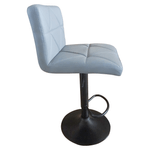 Casa si Gradina - Mobilier - Scaune si fotolii - Scaune - Scaun de bar, piele ecologica gri/negru, SELEST - Infinity.ro