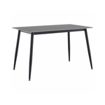 Casa si Gradina - Mobilier - Mese si birouri - Mese bucatarie si dining - Masa de sufragerie, gri marmura/neagra, 121x71 cm, FLORENC TIP 1 - Infinity.ro