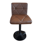 Casa si Gradina - Mobilier - Scaune si fotolii - Scaune - Scaun de bar, piele ecologica maro/negru, SELEST - Infinity.ro