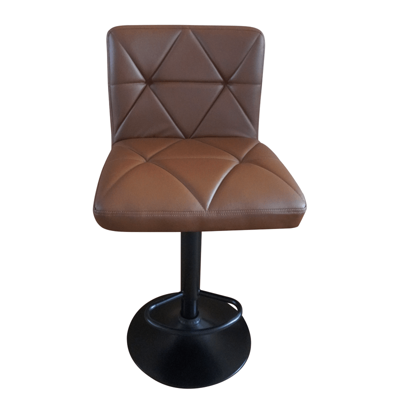 Casa si Gradina - Mobilier - Scaune si fotolii - Scaune - Scaun de bar, piele ecologica maro/negru, SELEST - Infinity.ro
