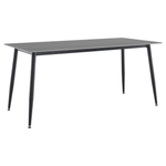 Casa si Gradina - Mobilier - Mese si birouri - Mese bucatarie si dining - Masa de sufragerie, marmura gri/neagra, 160x80 cm, FLORENC TIP 2 - Infinity.ro