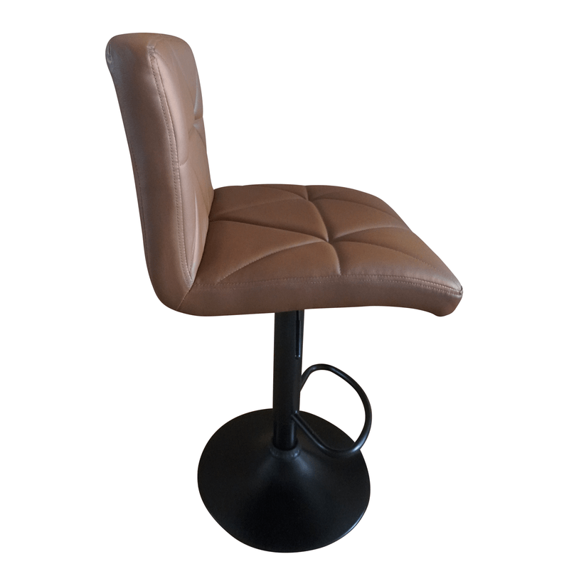 Casa si Gradina - Mobilier - Scaune si fotolii - Scaune - Scaun de bar, piele ecologica maro/negru, SELEST - Infinity.ro