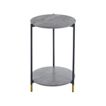 Casa si Gradina - Mobilier - Mese si birouri - Masute de cafea - Masuta de cafea, marmura gri/negru, GAJAR - Infinity.ro