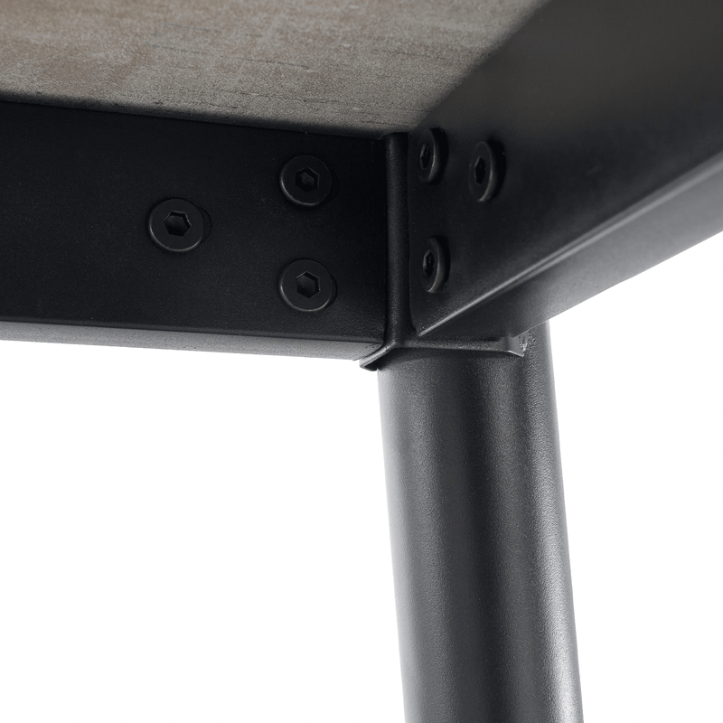 Casa si Gradina - Mobilier - Mese si birouri - Mese bucatarie si dining - Masa de sufragerie, marmura alba/neagra, 121x71 cm, FLORENC TIP 1 - Infinity.ro