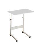 Casa si Gradina - Mobilier - Mobilier copii - Mobilier camera copiilor - Reglabil masa PC cu roti, alba, JUSTUS - Infinity.ro