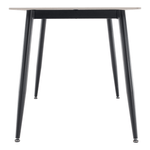 Casa si Gradina - Mobilier - Mese si birouri - Mese bucatarie si dining - Masa de sufragerie, marmura alba/neagra, 121x71 cm, FLORENC TIP 1 - Infinity.ro