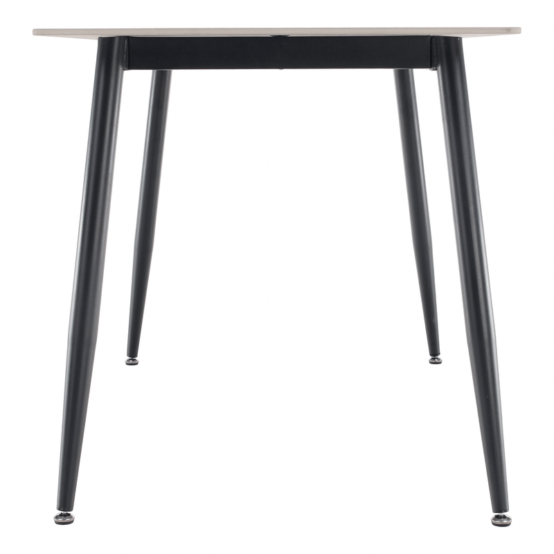 Casa si Gradina - Mobilier - Mese si birouri - Mese bucatarie si dining - Masa de sufragerie, marmura alba/neagra, 121x71 cm, FLORENC TIP 1 - Infinity.ro