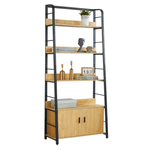 Casa si Gradina - Mobilier - Biblioteci si rafturi - Etajere - Raft, stejar inchis/negru, CHARITON - Infinity.ro