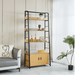 Casa si Gradina - Mobilier - Biblioteci si rafturi - Etajere - Raft, stejar inchis/negru, CHARITON - Infinity.ro