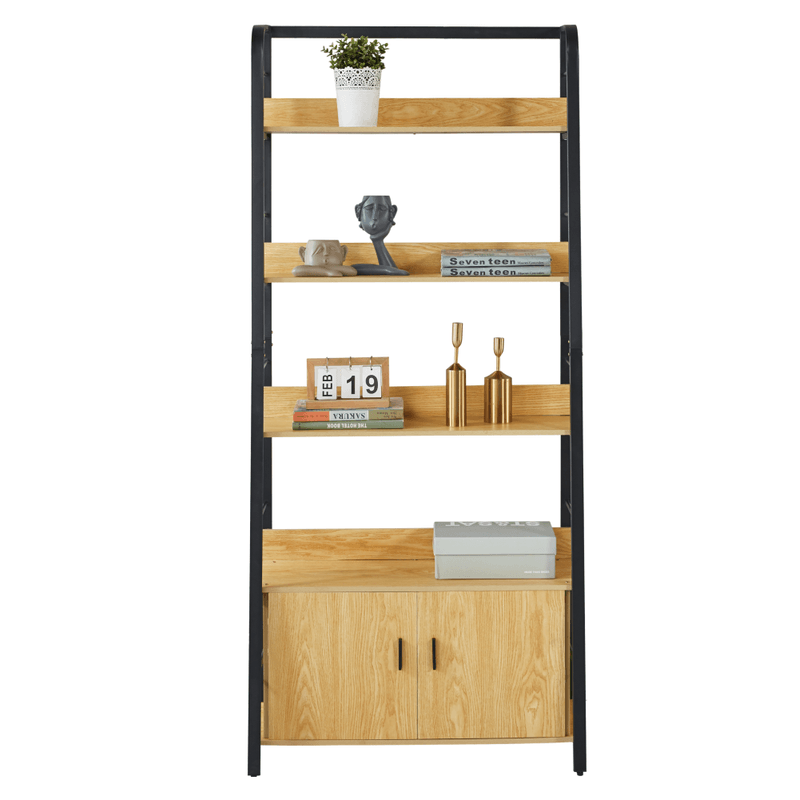 Casa si Gradina - Mobilier - Biblioteci si rafturi - Etajere - Raft, stejar inchis/negru, CHARITON - Infinity.ro