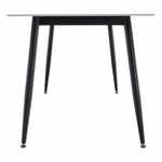 Casa si Gradina - Mobilier - Mese si birouri - Mese bucatarie si dining - Masa de sufragerie, marmura alba/neagra, 160x80 cm, FLORENC TIP 2 - Infinity.ro