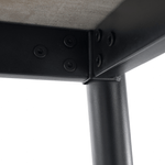 Casa si Gradina - Mobilier - Mese si birouri - Mese bucatarie si dining - Masa de sufragerie, marmura gri/neagra, 160x80 cm, FLORENC TIP 2 - Infinity.ro