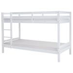 Casa si Gradina - Mobilier - Mobilier copii - Patuturi copii - Pat supraetajat, 90x200, lemn masiv, alb, INEZA - Infinity.ro