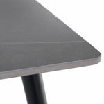 Casa si Gradina - Mobilier - Mese si birouri - Mese bucatarie si dining - Masa de sufragerie, marmura gri/neagra, 160x80 cm, FLORENC TIP 2 - Infinity.ro