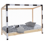 Casa si Gradina - Mobilier - Mobilier copii - Patuturi copii - Pat Montessori, natural/alb/negru, 90x200, FUTAL - Infinity.ro