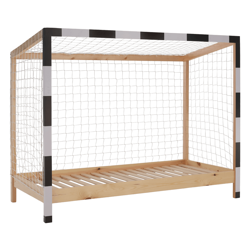 Casa si Gradina - Mobilier - Mobilier copii - Patuturi copii - Pat Montessori, natural/alb/negru, 90x200, FUTAL - Infinity.ro