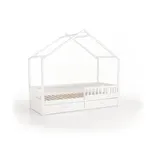 Casa si Gradina - Mobilier - Mobilier copii - Patuturi copii - Pat Montessori, 90x200, alb, masiv, BIANKA - Infinity.ro