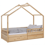 Casa si Gradina - Mobilier - Mobilier copii - Patuturi copii - Pat Montessori, 90x200, natural, masiv, BIANKA - Infinity.ro