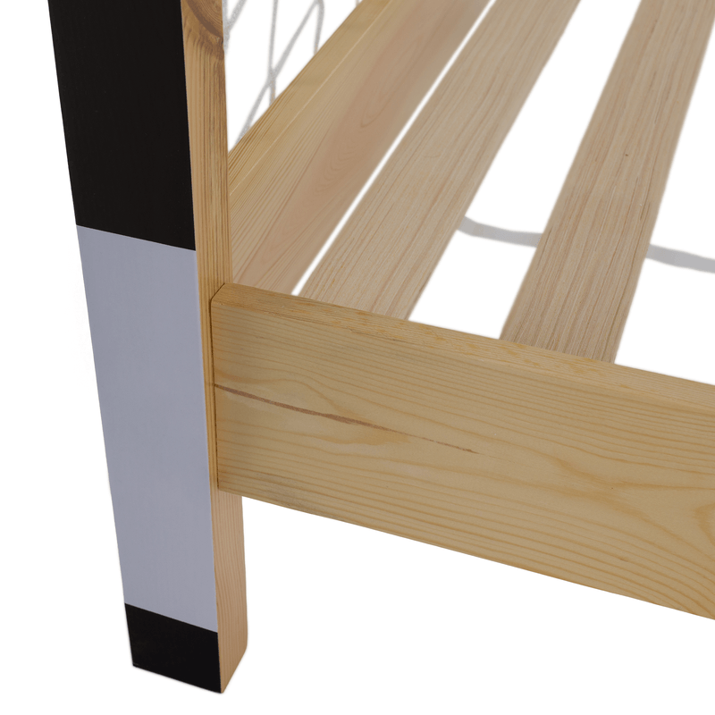 Casa si Gradina - Mobilier - Mobilier copii - Patuturi copii - Pat Montessori, natural/alb/negru, 90x200, FUTAL - Infinity.ro