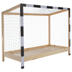 Casa si Gradina - Mobilier - Mobilier copii - Patuturi copii - Pat Montessori, natural/alb/negru, 90x200, FUTAL - Infinity.ro