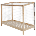 Casa si Gradina - Mobilier - Mobilier copii - Patuturi copii - Pat Montessori, natural/alb/negru, 90x200, FUTAL - Infinity.ro