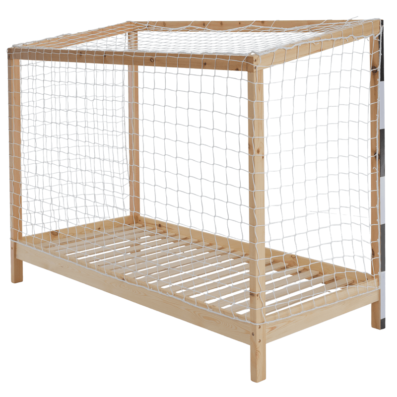 Casa si Gradina - Mobilier - Mobilier copii - Patuturi copii - Pat Montessori, natural/alb/negru, 90x200, FUTAL - Infinity.ro