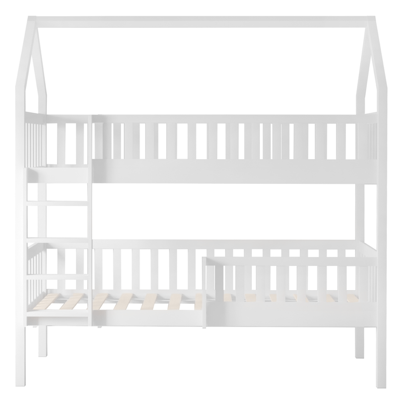 Casa si Gradina - Mobilier - Mobilier copii - Patuturi copii - Pat supraetajat Montessori cu pat suplimentar, alb, VENITA TYP 1 - Infinity.ro