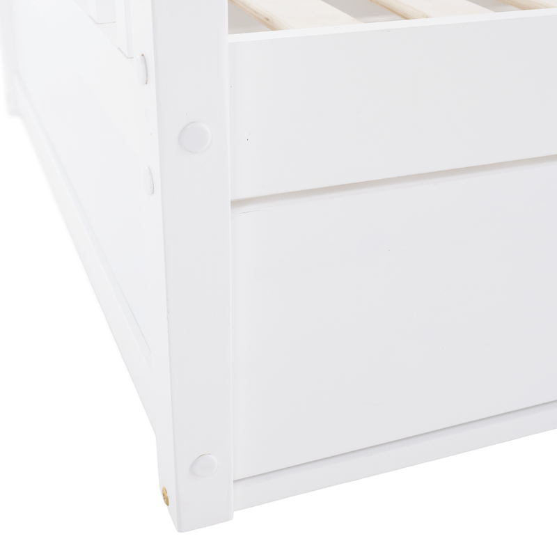 Casa si Gradina - Mobilier - Mobilier copii - Patuturi copii - Pat Montessori, 90x200, alb, masiv, BIANKA - Infinity.ro