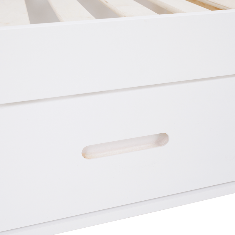 Casa si Gradina - Mobilier - Mobilier copii - Patuturi copii - Pat Montessori, 90x200, alb, masiv, BIANKA - Infinity.ro