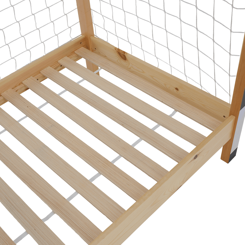 Casa si Gradina - Mobilier - Mobilier copii - Patuturi copii - Pat Montessori, natural/alb/negru, 90x200, FUTAL - Infinity.ro