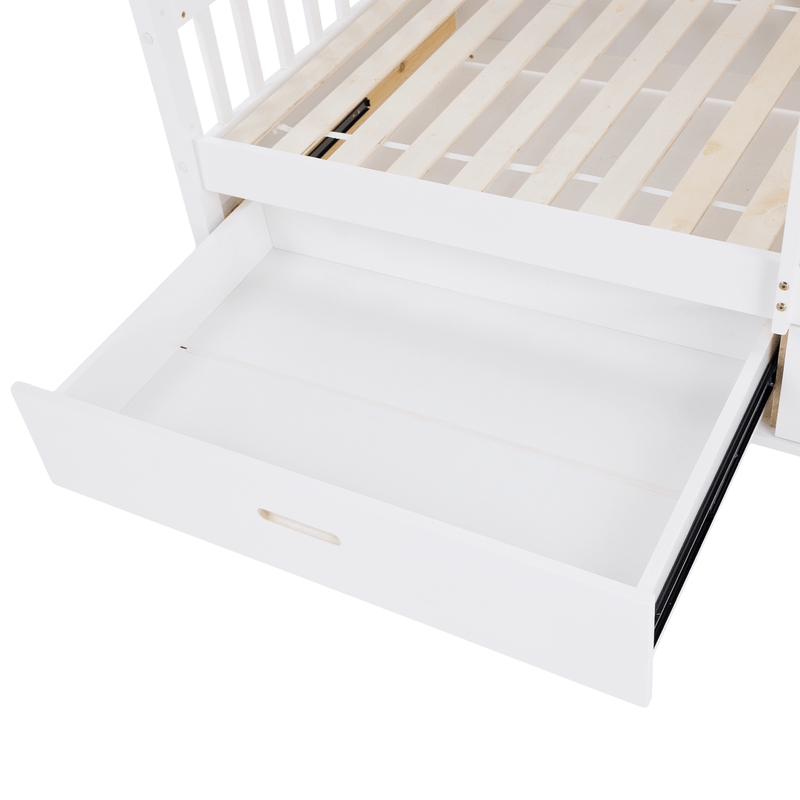 Casa si Gradina - Mobilier - Mobilier copii - Patuturi copii - Pat Montessori, 90x200, alb, masiv, BIANKA - Infinity.ro