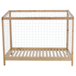Casa si Gradina - Mobilier - Mobilier copii - Patuturi copii - Pat Montessori, natural/alb/negru, 90x200, FUTAL - Infinity.ro