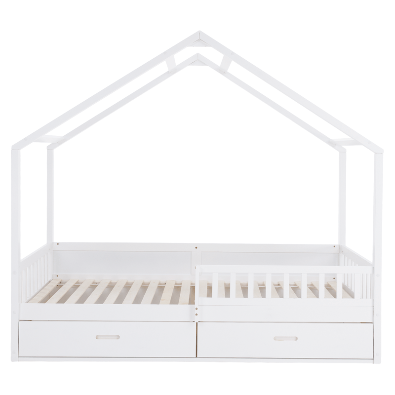 Casa si Gradina - Mobilier - Mobilier copii - Patuturi copii - Pat Montessori, 90x200, alb, masiv, BIANKA - Infinity.ro