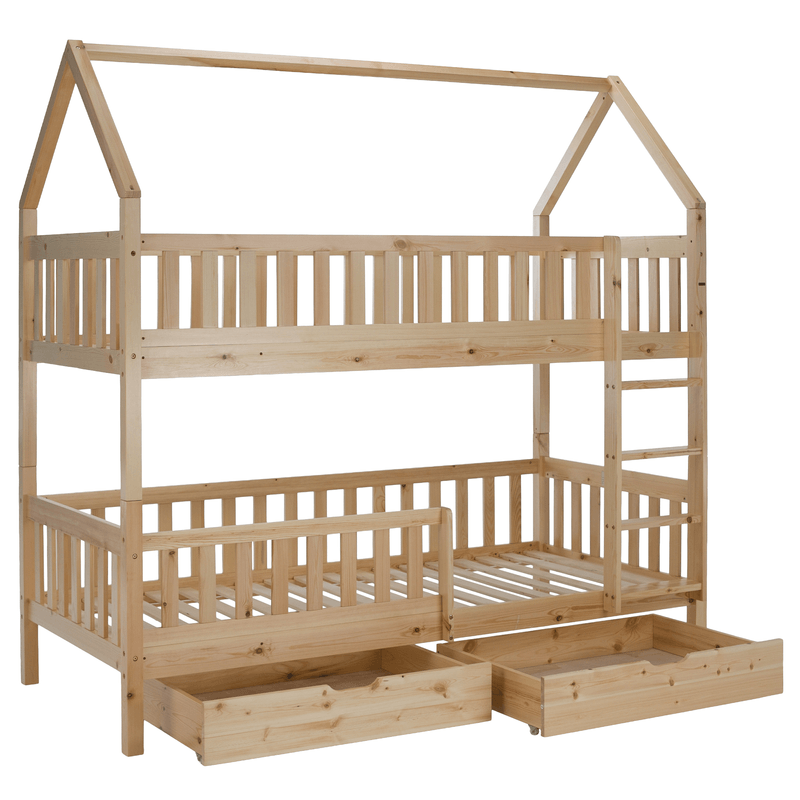 Casa si Gradina - Mobilier - Mobilier copii - Patuturi copii - Pat supraetajat Montessori, natural, VENITA TYP 2 - Infinity.ro