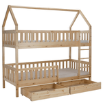 Casa si Gradina - Mobilier - Mobilier copii - Patuturi copii - Pat supraetajat Montessori, natural, VENITA TYP 2 - Infinity.ro