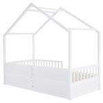 Casa si Gradina - Mobilier - Mobilier copii - Patuturi copii - Pat Montessori, 90x200, alb, masiv, BIANKA - Infinity.ro