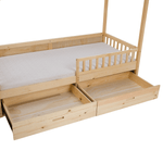 Casa si Gradina - Mobilier - Mobilier copii - Patuturi copii - Pat Montessori, 90x200, natural, masiv, BIANKA - Infinity.ro