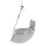 Casa si Gradina - Gradina si terasa - Balansoare si hamace - Balansoare - Scaun suspendat, transparent/argint/ gri, BUBBLE NEW TIP 1 - Infinity.ro