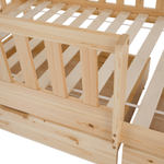 Casa si Gradina - Mobilier - Mobilier copii - Patuturi copii - Pat supraetajat Montessori, natural, VENITA TYP 2 - Infinity.ro
