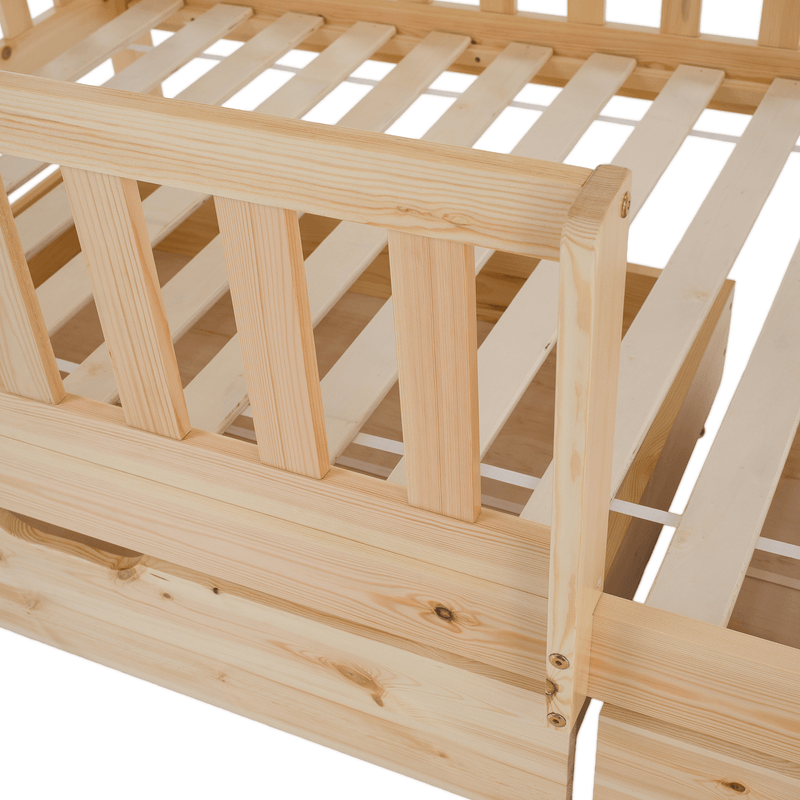 Casa si Gradina - Mobilier - Mobilier copii - Patuturi copii - Pat supraetajat Montessori, natural, VENITA TYP 2 - Infinity.ro