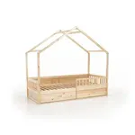 Casa si Gradina - Mobilier - Mobilier copii - Patuturi copii - Pat Montessori, 90x200, natural, masiv, BIANKA - Infinity.ro