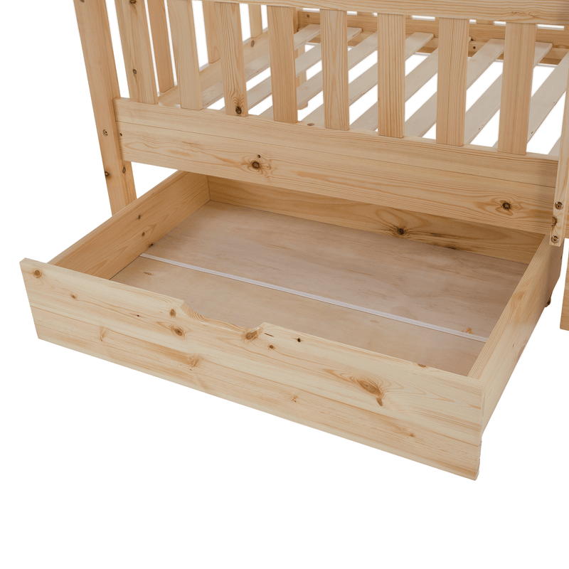 Casa si Gradina - Mobilier - Mobilier copii - Patuturi copii - Pat supraetajat Montessori, natural, VENITA TYP 2 - Infinity.ro