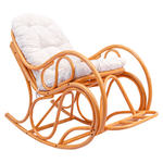 Casa si Gradina - Mobilier - Scaune si fotolii - Fotolii - Scaun balansoar, de miere/bej, AGATON - Infinity.ro